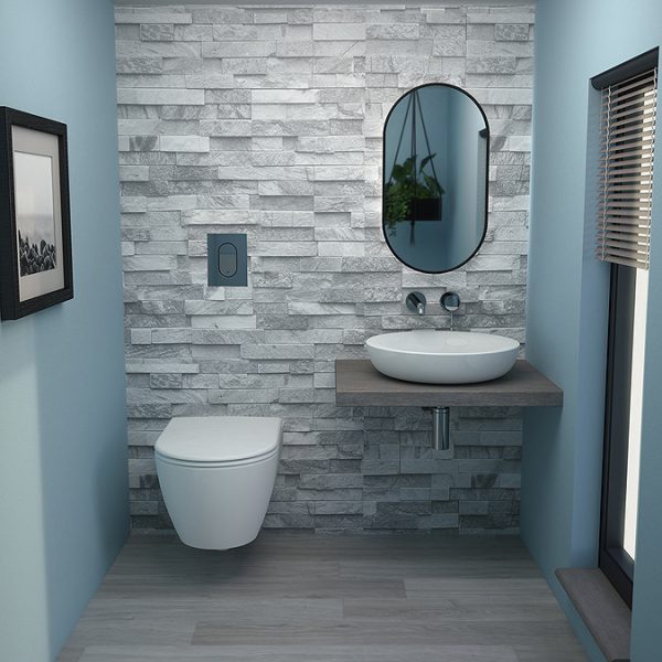 Grohe Essence Rimless Wall Hung Toilet with Soft Close Seat - Image 2