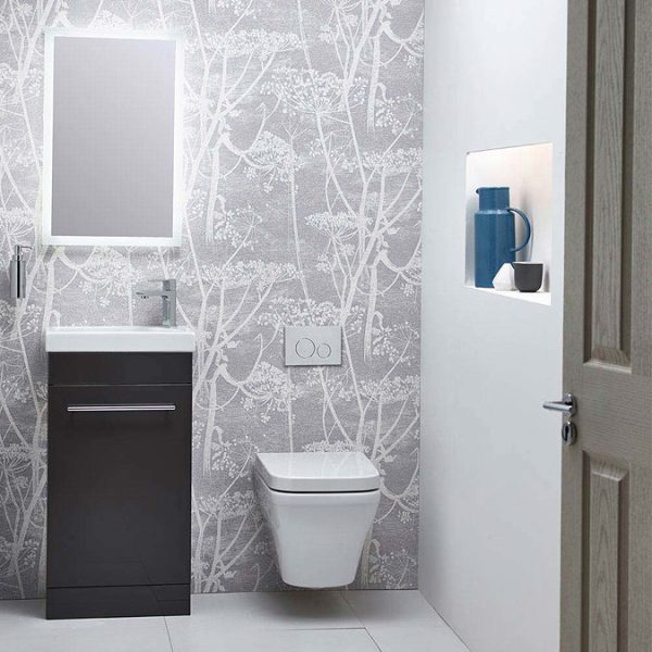 Roper Rhodes Esta 445mm Cloakroom Unit   Matt Carbon - Image 2