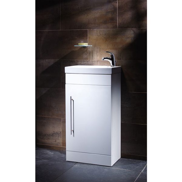 Roper Rhodes Esta 450mm Cloakroom Unit   Gloss White - Image 2