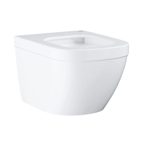 Grohe Euro Compact Rimless Wall Hung Toilet with Soft Close Seat - Image 4