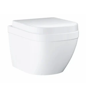 Grohe Euro Compact Rimless Wall Hung Toilet with Soft Close Seat
