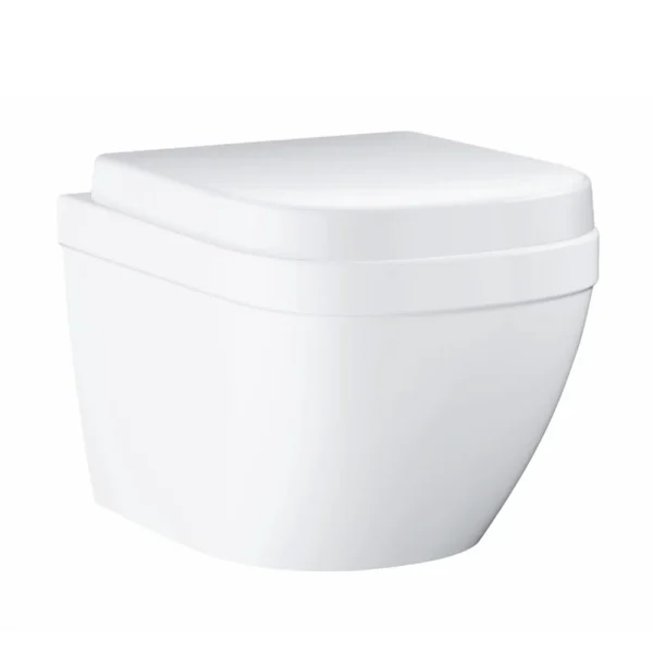 Grohe Euro Compact Rimless Wall Hung Toilet with Soft Close Seat