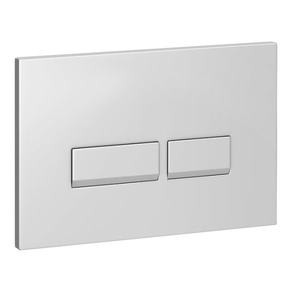 Arezzo Complete Wall Hung Toilet Set   Chrome Flush - Image 8