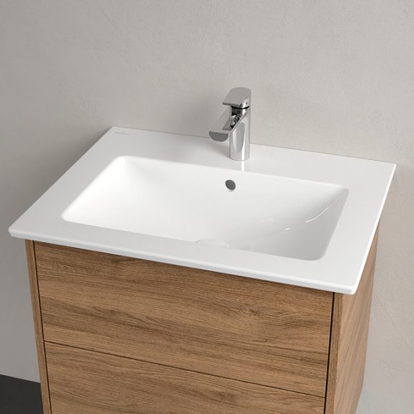 Villeroy and Boch Finero Oak Kansas 650mm Wall Hung 2 Drawer Vanity Unit - Image 2