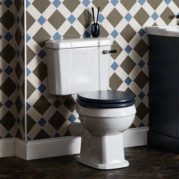 Bayswater Fitzroy Traditional Close Coupled Toilet with Ceramic Lever Flush - Image 2
