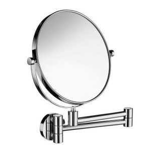 Smedbo Outline   Polished Chrome Shaving/Make Up Mirror on Swing Arm