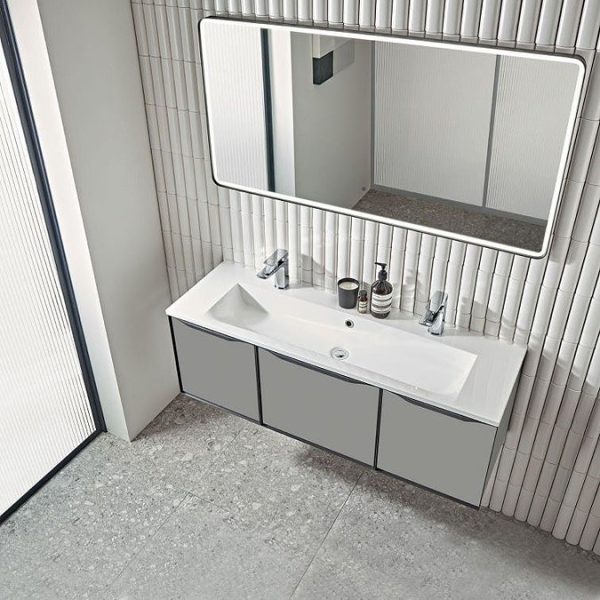 Roper Rhodes Frame 1200mm LED Illuminated Rectangular Mirror   Grey - Image 2