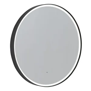 Roper Rhodes Frame 600mm LED Illuminated Round Mirror   Grey