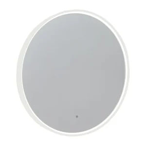 Roper Rhodes Frame 600mm LED Illuminated Round Mirror   Gloss White