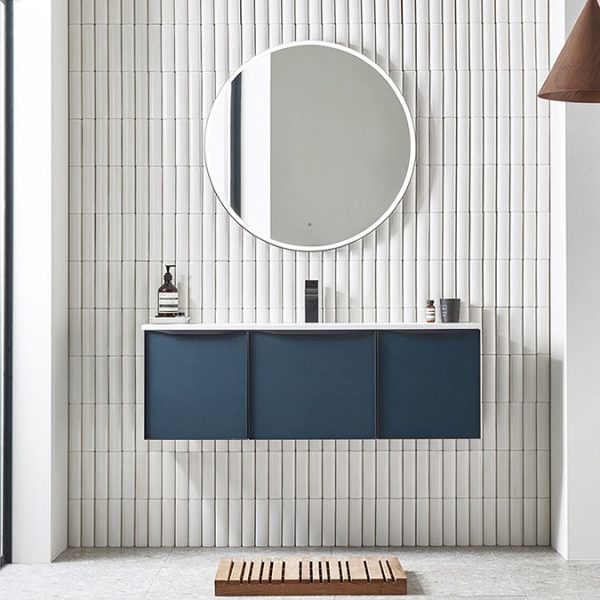 Roper Rhodes Frame 1200mm Wall Mounted Vanity Unit & Isocast Basin   Derwent Blue - Image 2