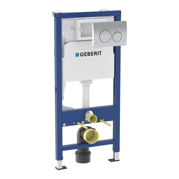 Geberit Rimless 4 in 1 Pack, Frame + Flush Plate + Pan & Soft Close Seat - Image 5