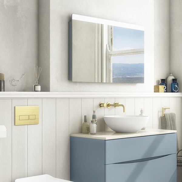Crosswater Glide II 800 x 600mm Ambient Lit Illuminated Mirror - Image 3