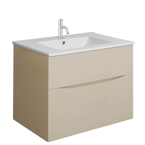 Crosswater Glide II 700mm Vanity Unit and Basin   Warm Stone