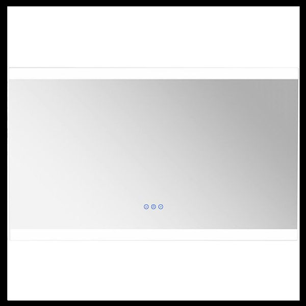 Mode Nizzoli 600 x 1000mm LED Illuminated Mirror with Demister - Image 3