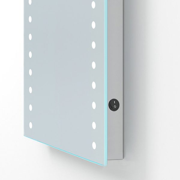 Brooklyn Dot 390 x 500mm Battery Operated Illuminated LED Mirror - Image 4