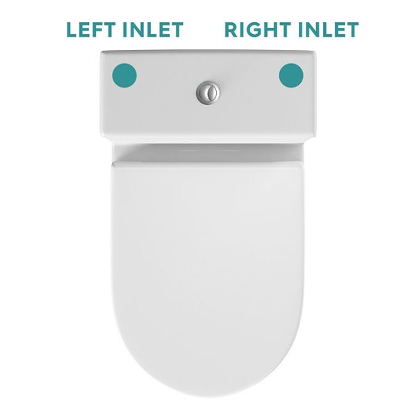 Orchard Derwent Square Rimless Close Coupled Toilet with Slim Soft Close Seat - Image 8