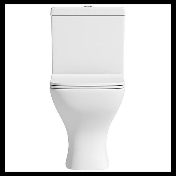 Orchard Derwent Square Rimless Close Coupled Toilet with Slim Soft Close Seat - Image 5
