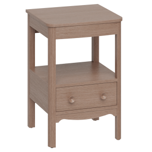 Burlington Guild 560mm Floor Standing Vanity Unit & Worktop   Dark Oak