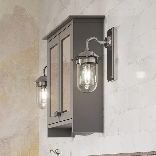 Burlington Guild 650mm Bathroom Mirror Cabinet   Ashbee Grey - Image 5