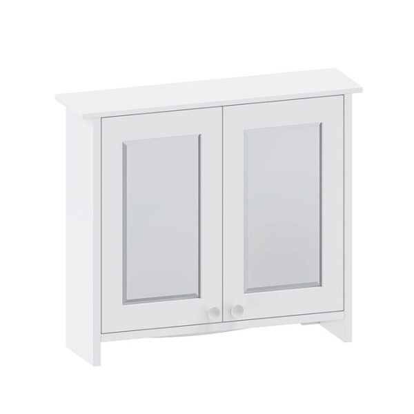 Burlington Guild Mirror Cabinet 650mm Varley White - Image 2