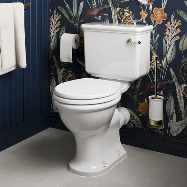Burlington Guild Close Coupled Toilet with Slimline Lever Cistern - Image 3