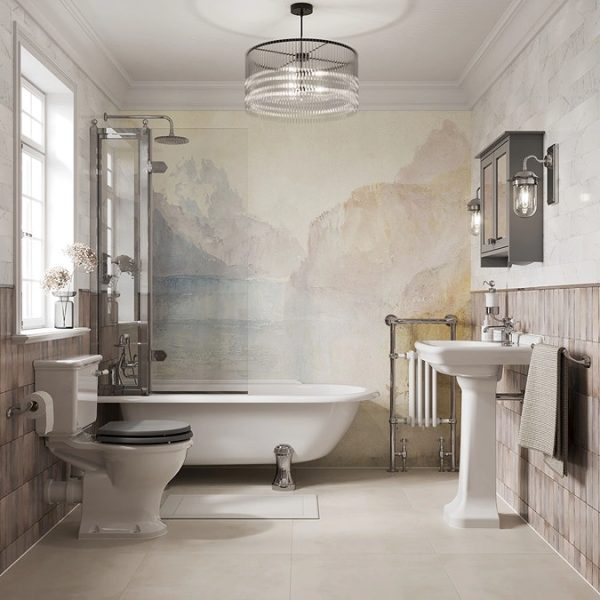 Burlington Guild Close Coupled Toilet with Slimline Lever Cistern - Image 2
