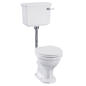 Burlington Guild Low Level Toilet   Chrome