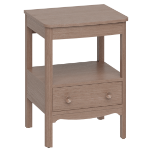 Burlington Guild 620mm Floor Standing Vanity Unit & Worktop   Dark Oak
