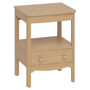 Burlington Guild 620mm Floor Standing Vanity Unit & Worktop   Light Oak