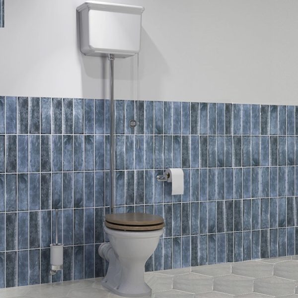 Burlington Guild High Level Toilet   Chrome - Image 4