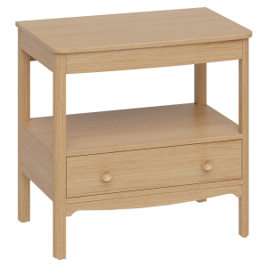 Burlington Guild 850mm Floor Standing Vanity Unit & Worktop   Light Oak