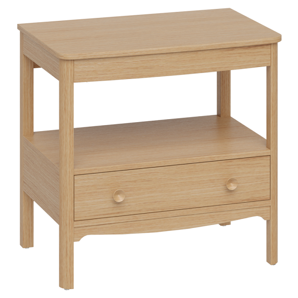 Burlington Guild 850mm Floor Standing Vanity Unit & Worktop   Light Oak