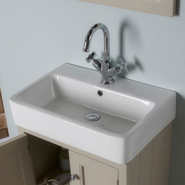 Roper Rhodes Hampton 575mm Countertop Unit & Basin   Mocha - Image 3