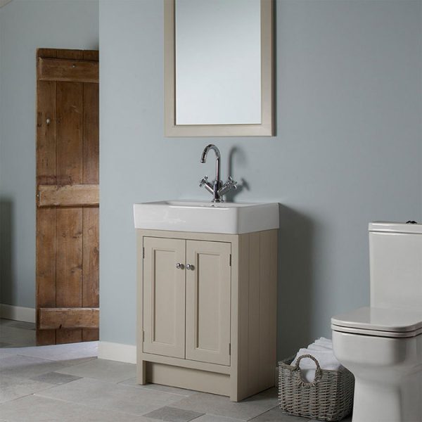 Roper Rhodes Hampton 575mm Countertop Unit & Basin   Mocha - Image 4