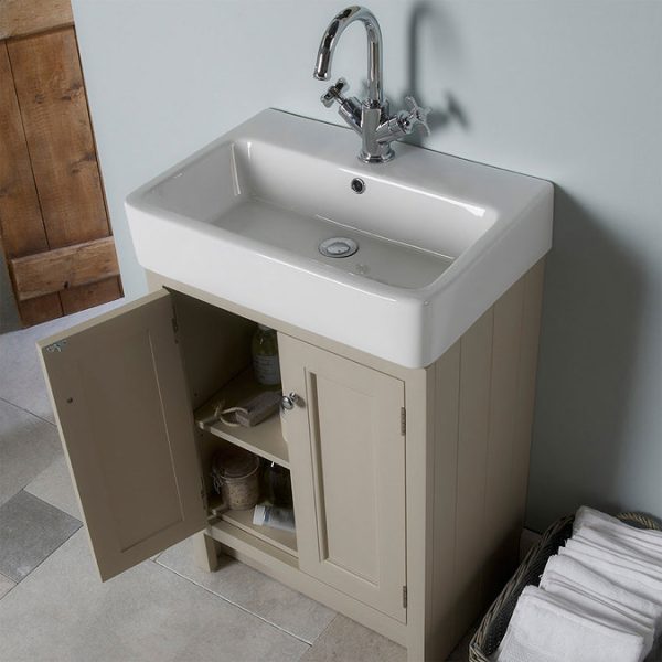 Roper Rhodes Hampton 575mm Countertop Unit & Basin   Mocha - Image 2