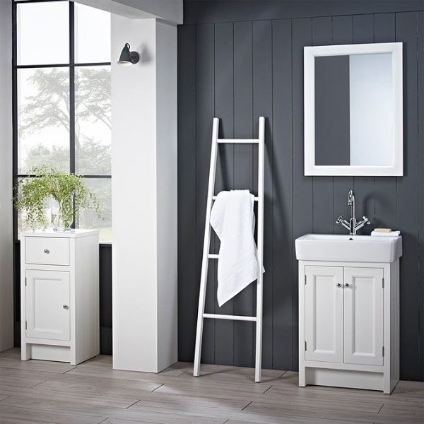 Roper Rhodes Hampton 575mm Countertop Unit & Basin   Chalk White - Image 2