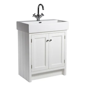 Roper Rhodes Hampton 700mm Countertop Unit & Basin   Chalk White