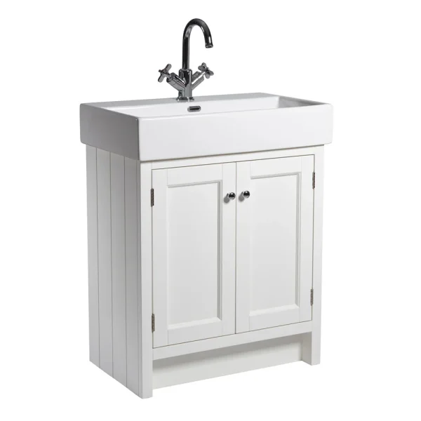 Roper Rhodes Hampton 700mm Countertop Unit & Basin   Chalk White