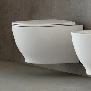 RAK Harmony Wall Hung Pan + Soft Close Urea Seat