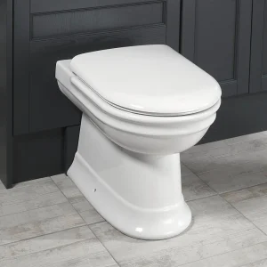 Silverdale Hillingdon Back To Wall BTW Toilet + Soft Close Seat
