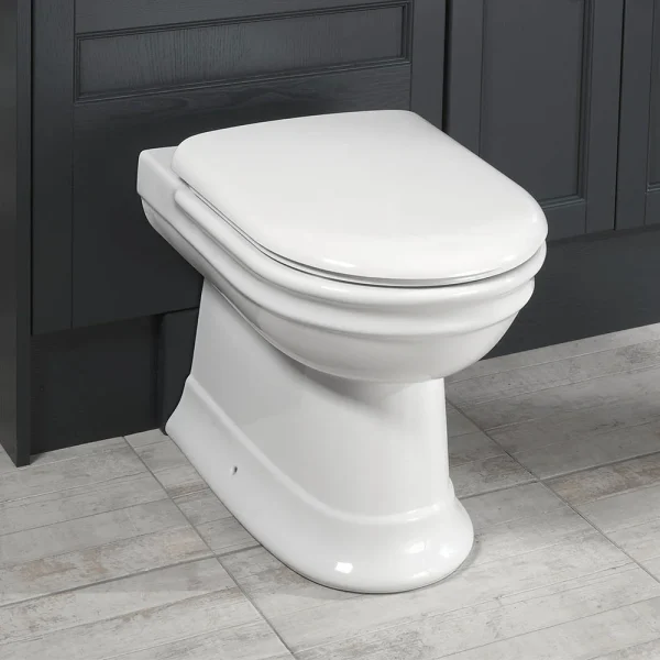 Silverdale Hillingdon Back To Wall BTW Toilet + Soft Close Seat