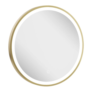 Crosswater Infinity 500mm Illuminated Mirror   Brushed Brass