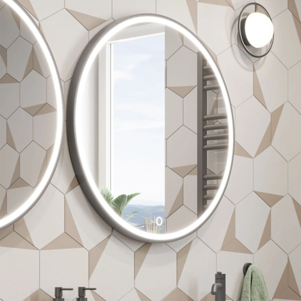 Crosswater Infinity 500mm Illuminated Mirror   Slate