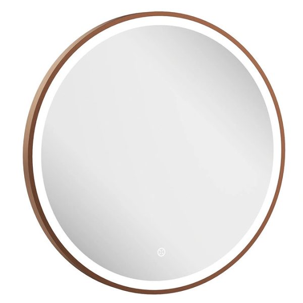 Crosswater Infinity 600mm Illuminated Mirror   Brushed Bronze - Image 3