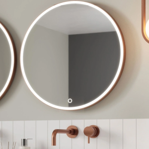 Crosswater Infinity 700mm Illuminated Mirror   Brushed Bronze
