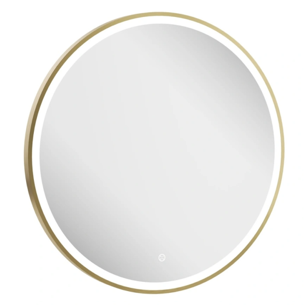 Crosswater Infinity 700mm Illuminated Mirror   Brushed Brass