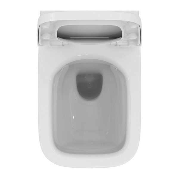 Ideal Standard i.Life B Rimless Toilet + Concealed WC Cistern with Wall Hung Frame (Chrome Flush Plate) - Image 8
