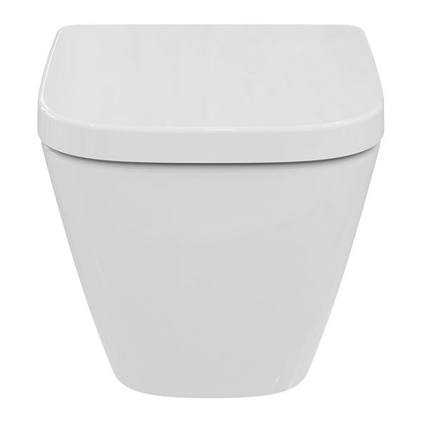Ideal Standard i.Life S Compact Rimless Toilet + Concealed WC Cistern with Wall Hung Frame (Black Flush Plate) - Image 8