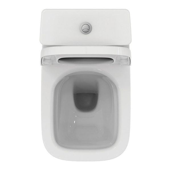 Ideal Standard i.Life A Compact 6/4 Litre Rimless Close Coupled Back To Wall WC + Soft Close Seat - Image 3