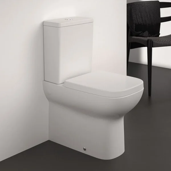 Ideal Standard i.Life A Compact 6/4 Litre Rimless Close Coupled Back To Wall WC + Soft Close Seat